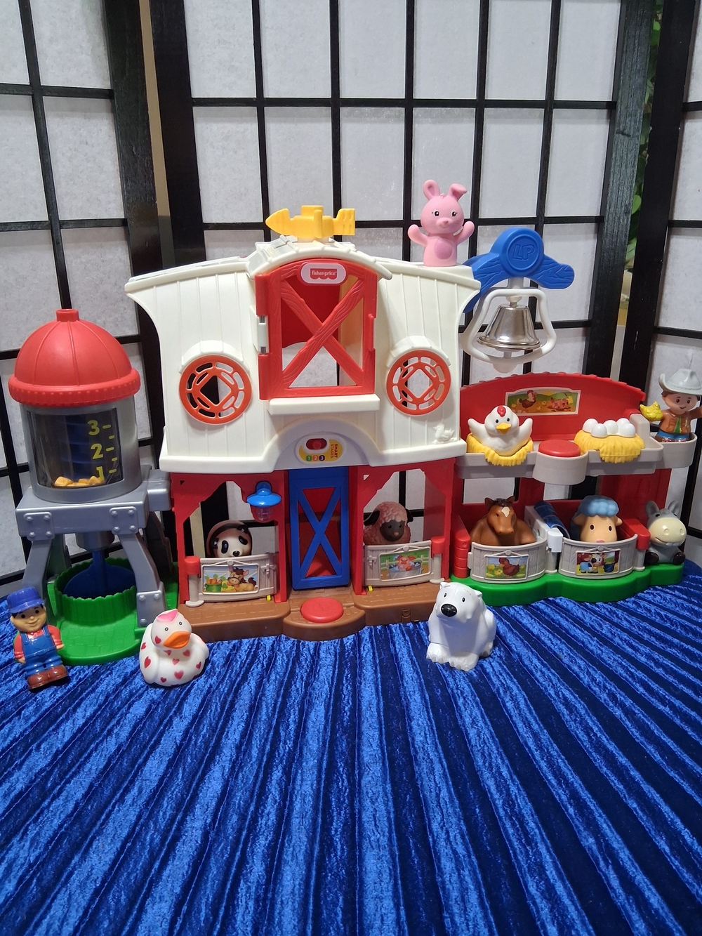 Fisher-Price Red & White Barn Playset for Kids